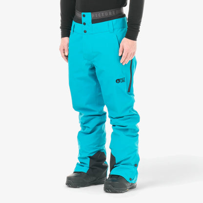 Pantalon de ski homme Picture Object Pants Capri Breeze porté de trois-quarts face, détail des poches et de la coupe