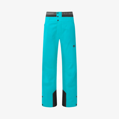 Pantalon homme Picture Object Pants Capri Breeze présenté à plat de face avec logo sur la cuisse et renforts aux chevilles