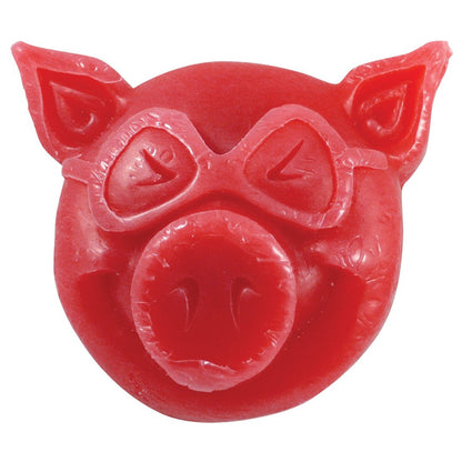 wax de skate en forme de tete de cochon pig rouge