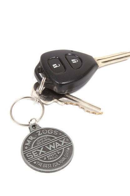 porte clef surf sex wax avec clé accrochée