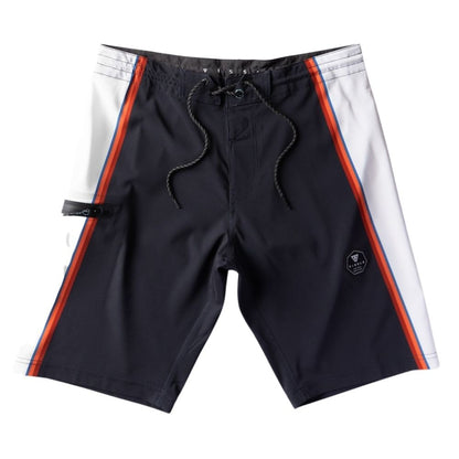 short surf long style 70's californien noir et blanc