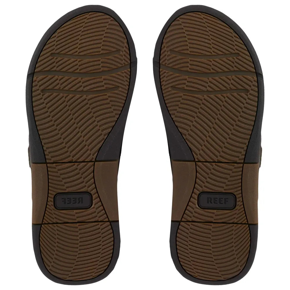 Semelle extérieure antidérapante des tongs Reef Leather Offshore résistantes à l’eau