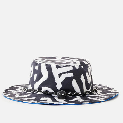 rip-curl-chapeau-search-revo-upf-reversible-wild-berry-noir-et-blanc-reglable