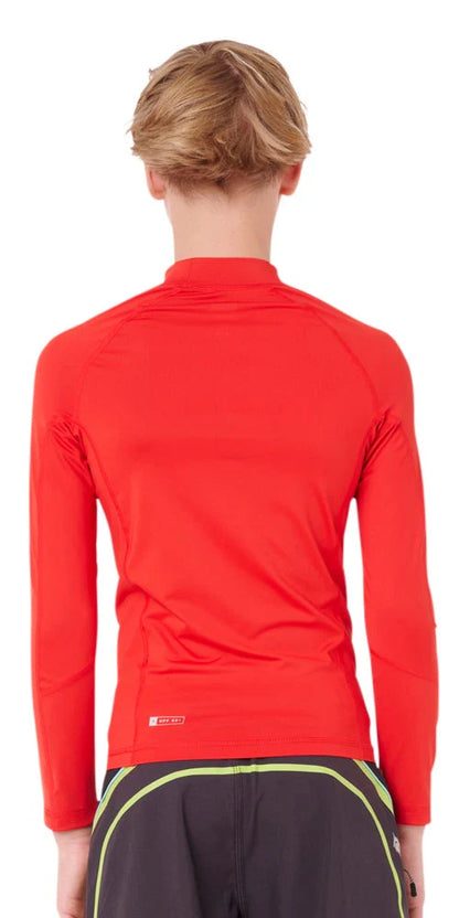 RIP CURL LYCRA ENFANT MANCHES LONGUES Rouge