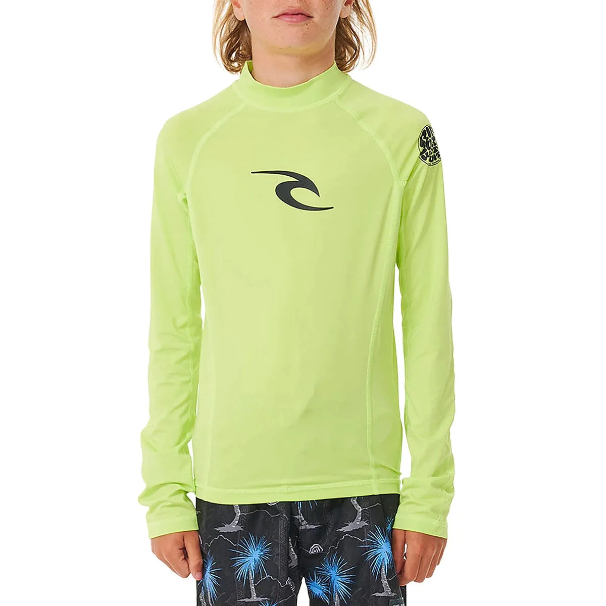 RIP CURL LYCRA ENFANT MANCHES LONGUES Lime