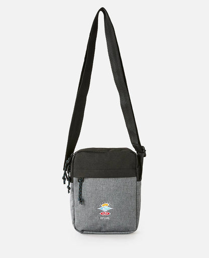 sac bandouillere grise unisexe