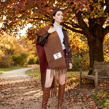 Verb To Do Echarpe Maxi Rise Up Multi Brown