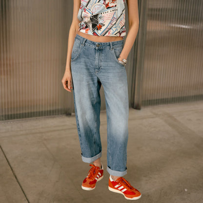 jean denim boyfriend femme robyn vue de face