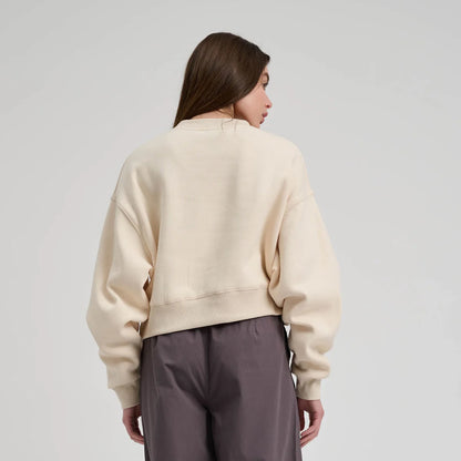 sweat femme santa cruz winkowski 8baller crew beige vue de dos