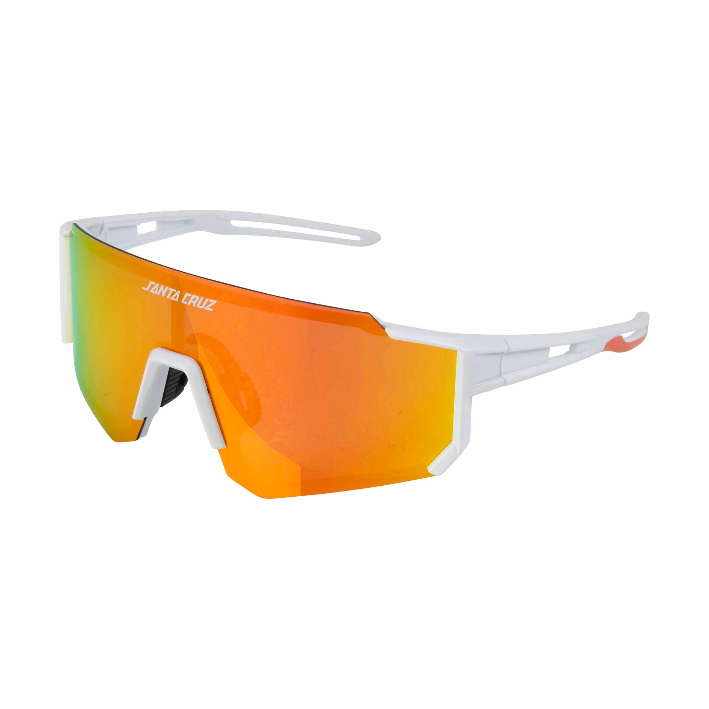 SANTA CRUZ LUNETTES STRIP RACER White Orange/Red-Massilia Surf Shop