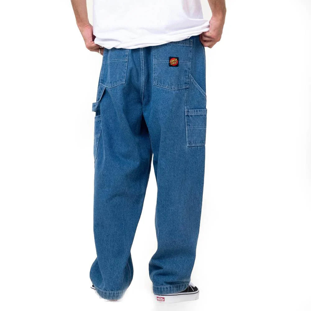 jean baggy carpenter poches skate santacruz vue de dos porte