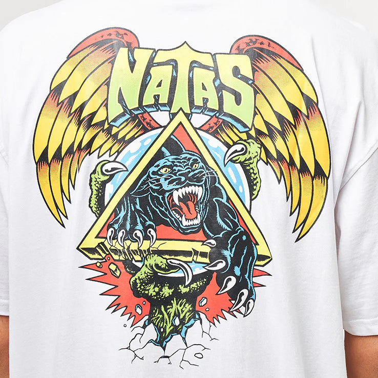 logo natas avec panthere et ailes d'aigle