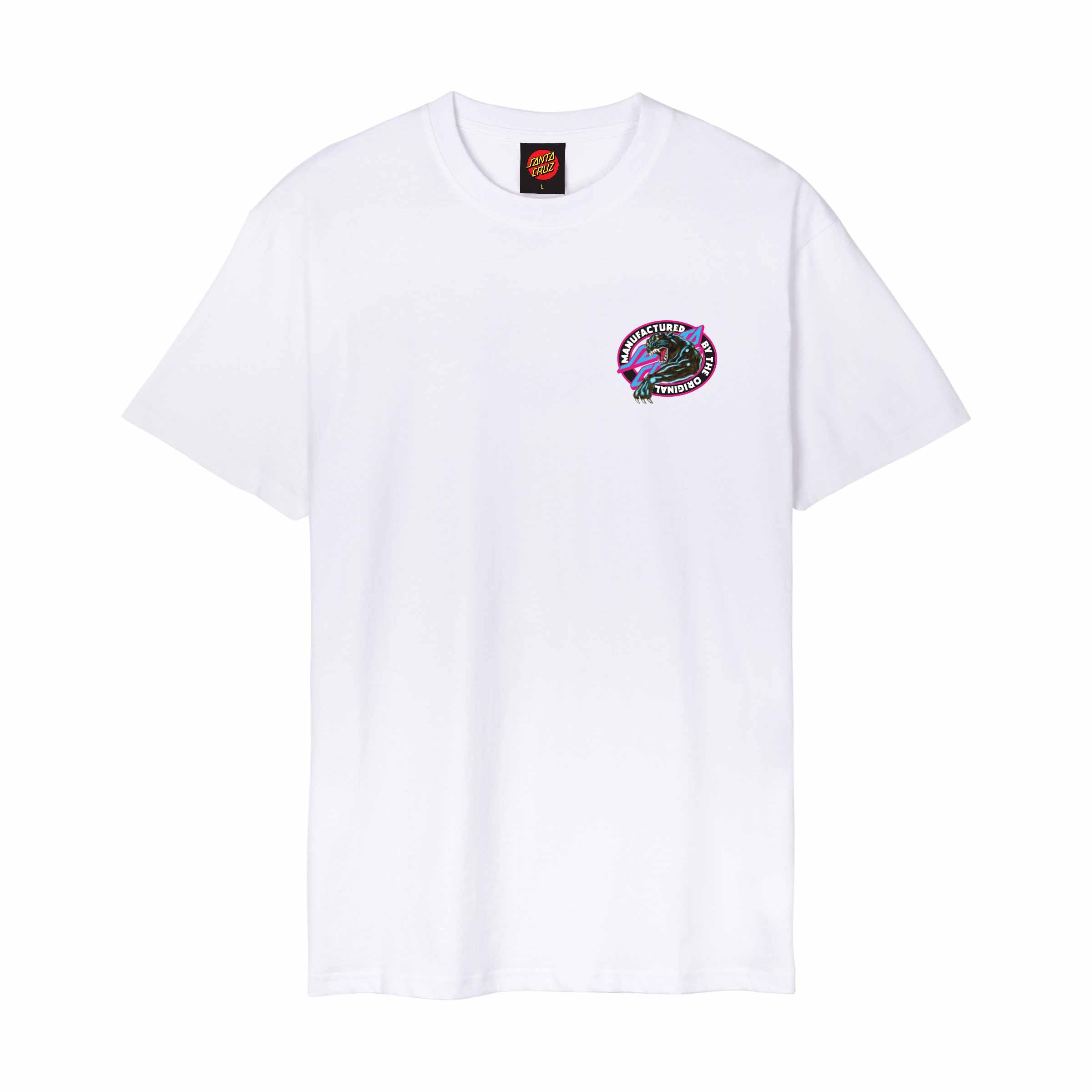 SANTA CRUZ T-SHIRT NATAS SKETCH PANTHER White