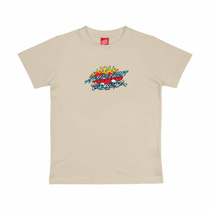 SANTA CRUZ YOUTH T-SHIRT SALBA VOODOO PIT FRONT Chalk