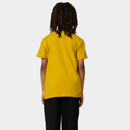 SANTA CRUZ YOUTH T-SHIRT SCREAMING HAND Mustard