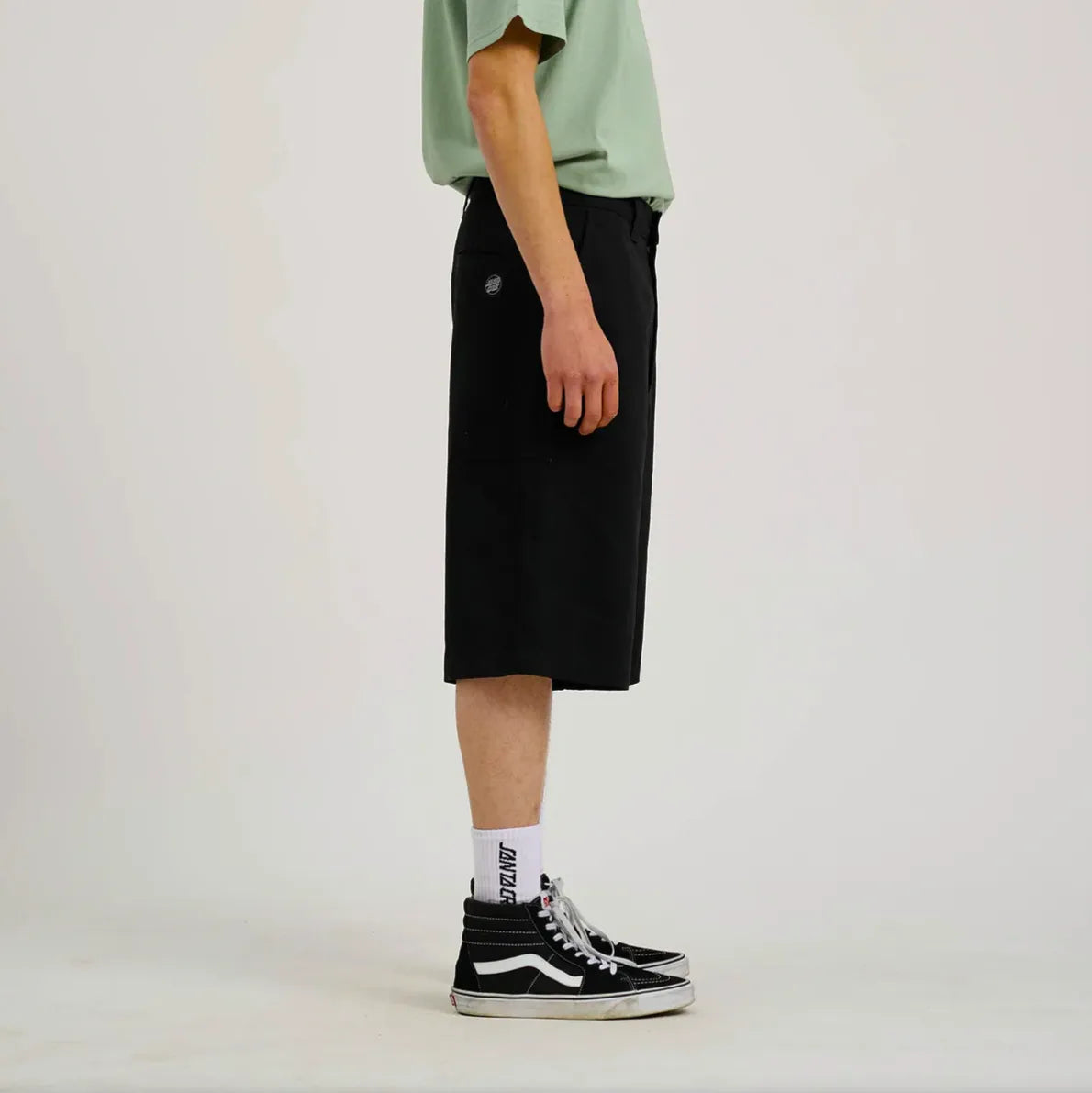 short skate logueur sous le genou Santa Cruz noir homme