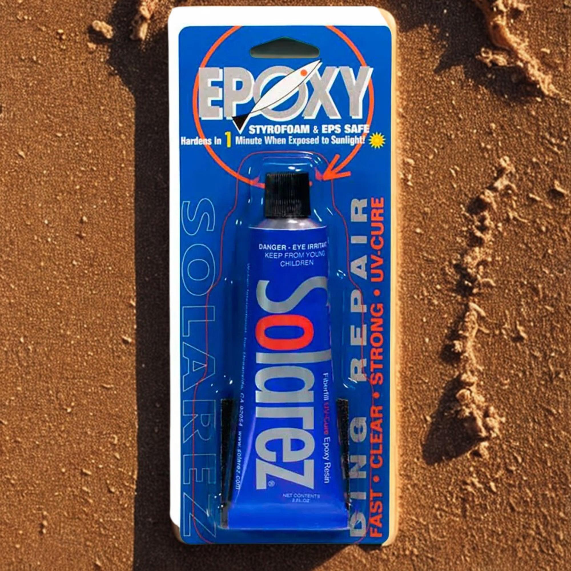 kit de reparation 1 minute pour planche de surf tube bleu 