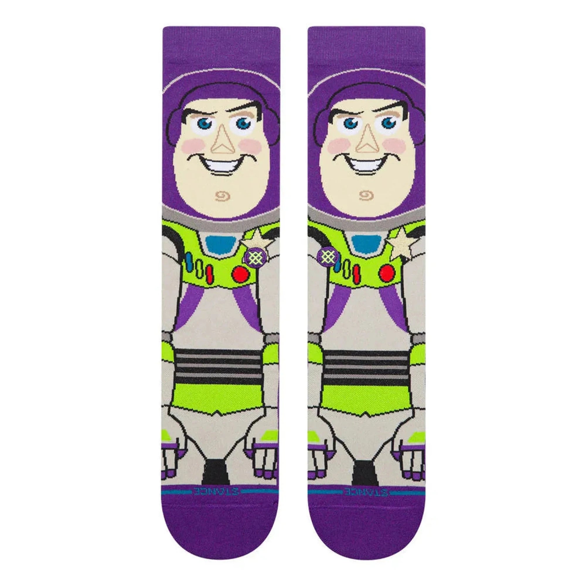 STANCE CHAUSSETTES BUZZ CREW purple vue de face
