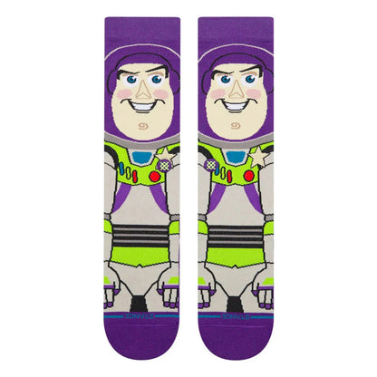 STANCE CHAUSSETTES BUZZ CREW purple vue de face