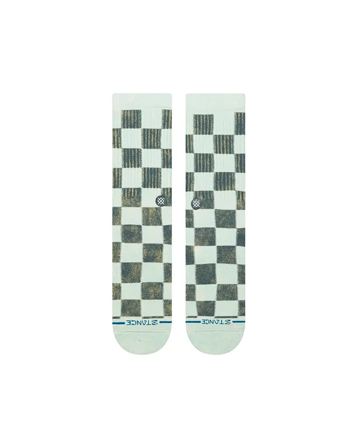 STANCE CHAUSSETTES DANCE FLOOR CREW dustyaqua vue de face