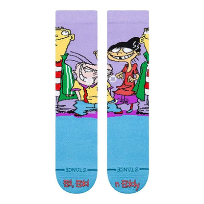 STANCE CHAUSSETTES ED EDD EDDY CREW purple vue de dos amorti moyen