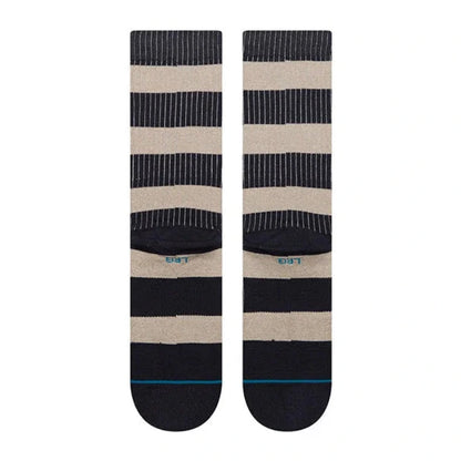STANCE CHAUSSETTES JAILBIRD CREW navy vue de dos amorti moyen