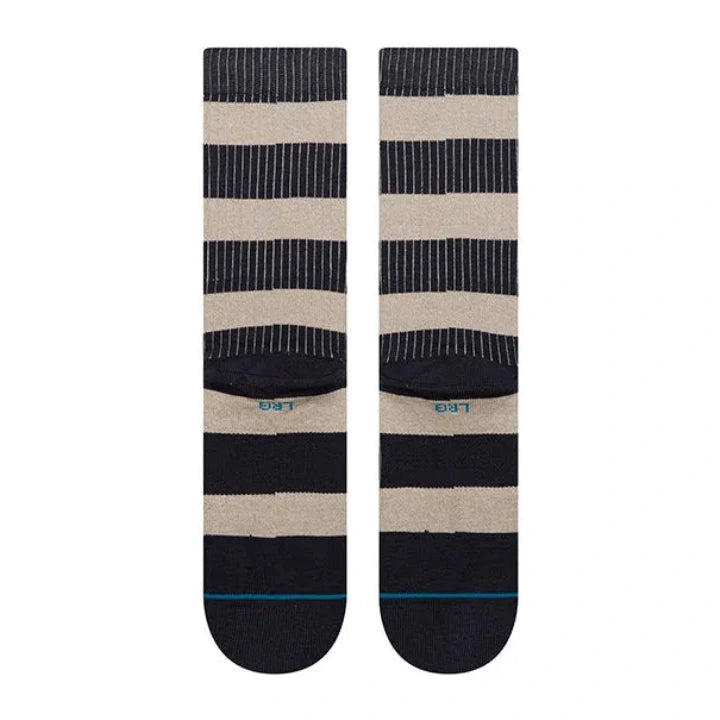 STANCE CHAUSSETTES JAILBIRD CREW navy vue de dos amorti moyen