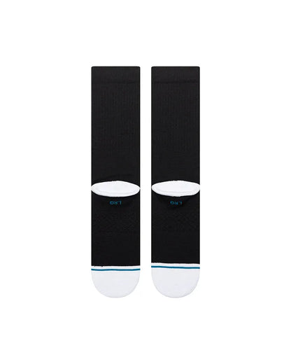 STANCE CHAUSSETTES LUCAS CREW black vue de dos amorti moyen