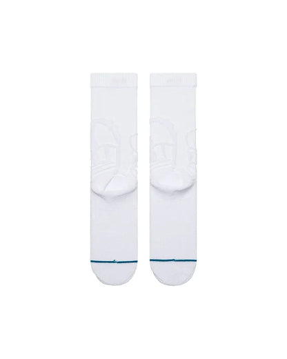 STANCE CHAUSSETTES REVERSE TROOPER CREW white vue de dos amorti moyen