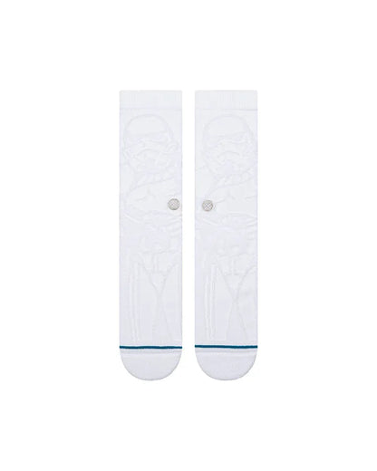 STANCE CHAUSSETTES REVERSE TROOPER CREW white vue de face