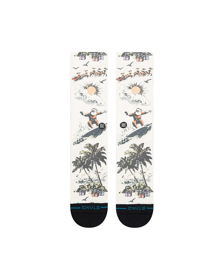 STANCE CHAUSSETTES SAN O CLAUS cream vue de face