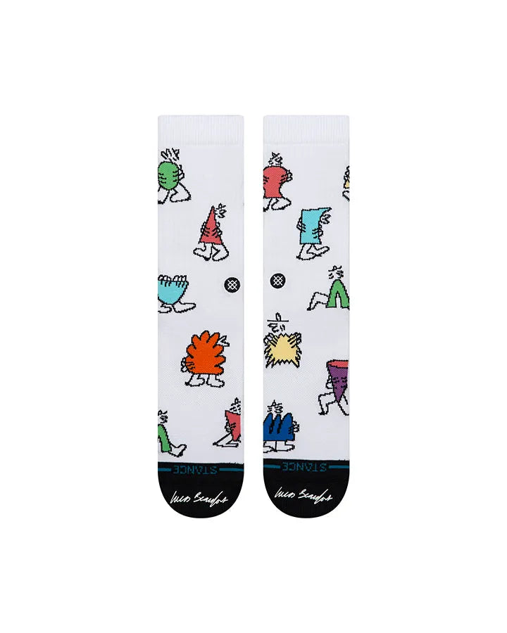 STANCE CHAUSSETTES SHAPE SHIFTER CREW white vue de face