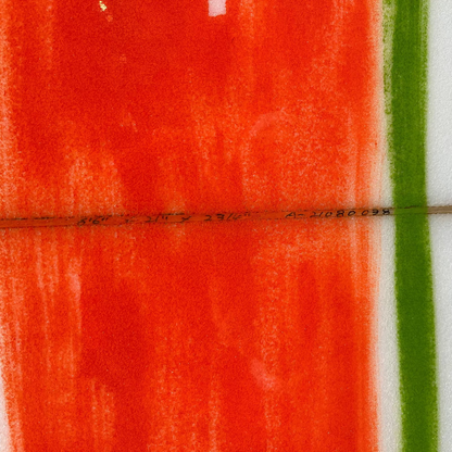 detail des dimensions inscrites sur la planche orange0