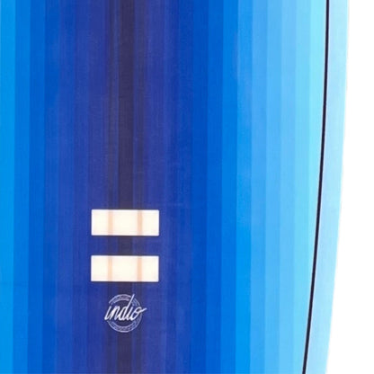 zoom decor rayures bleues degradees