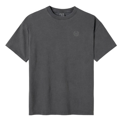 tee shirt oversize noir jonsen island avec poulpe discret sur le coeur et pas de logo dans le dos