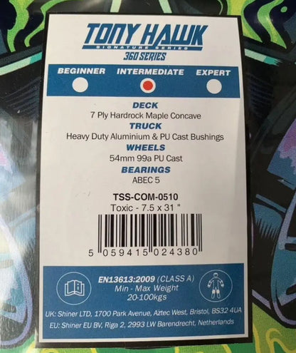 TONY HAWK SKATE COMPLET ENFANT TOXIC 7,5