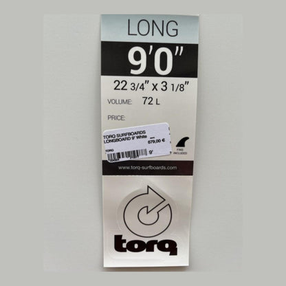 dimensions planche surf torq longboard 9-0