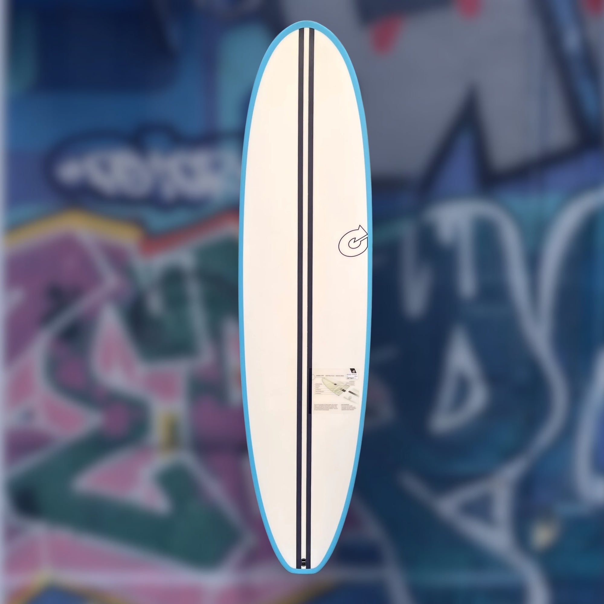 surf torq blanc et bleu vue de face