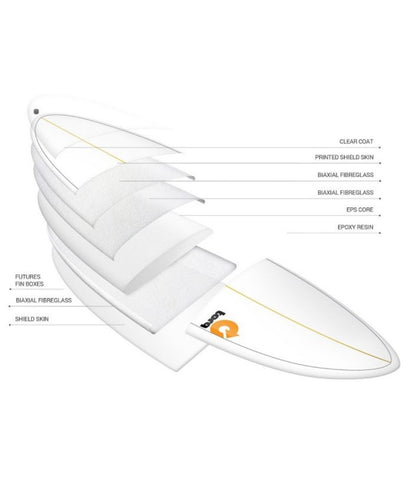TORQ SURFBOARDS LONGBOARD 9' White