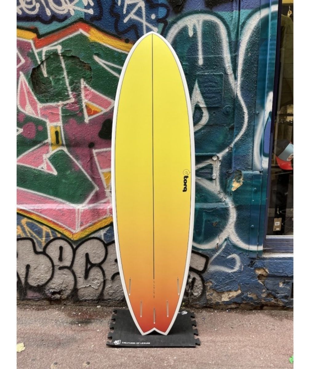 TORQ SURFBOARDS MOD FISH 6'10" Yellow orange fade