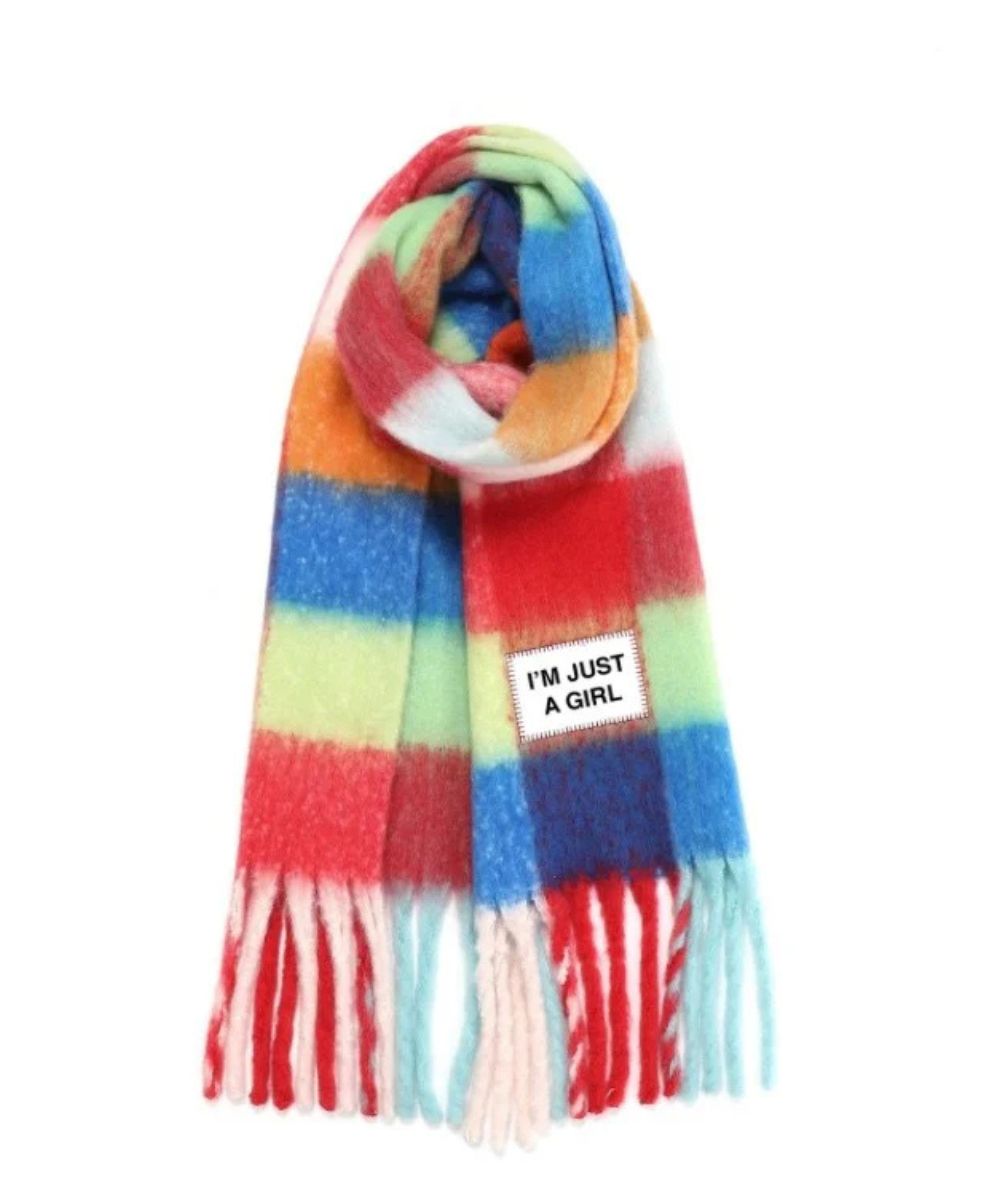 VERB TO DO ECHARPE MAXI I'M JUST A GIRL multi