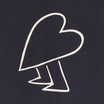 zoom logo coeur avec pieds artiste Max Blackmore
