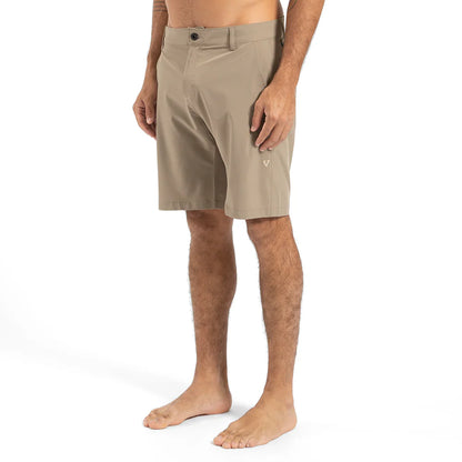 short beige hybride ville et plage pour homme vissla