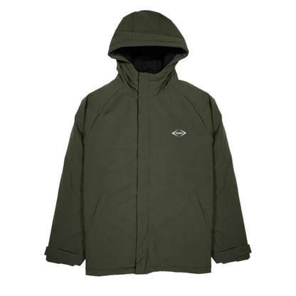 parka homme kaki imperméable avec capuche vissla vue de face
