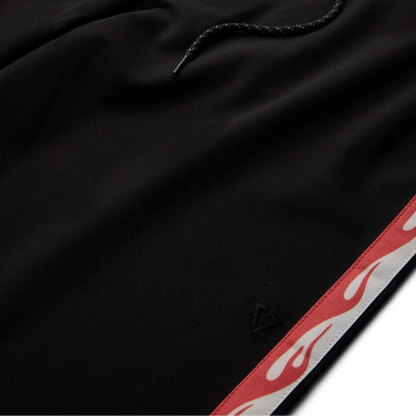 short de surf noire détail matière