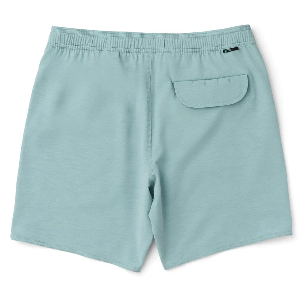 boardshort homme 16,5 pouces bleu vue poche arriere