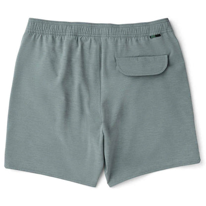 boardshort homme bleu avec poche arriere vue de dos