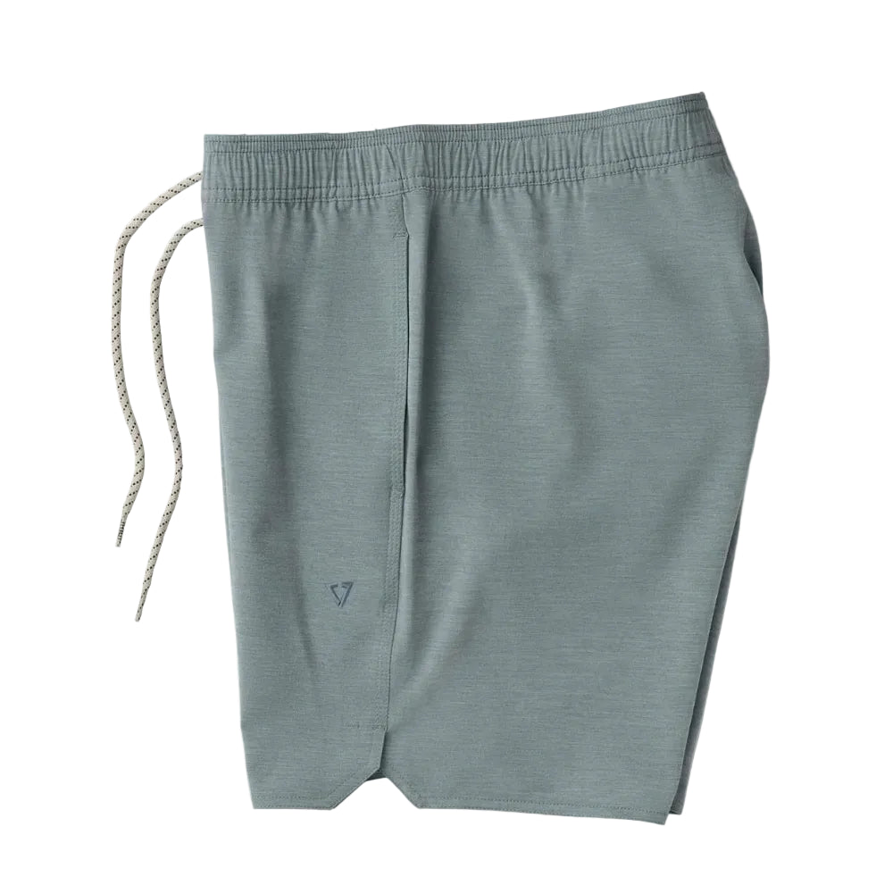 short de surf homme bleu taille elastique vue de coté