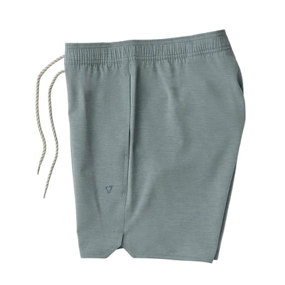 short de surf homme bleu taille elastique vue de coté
