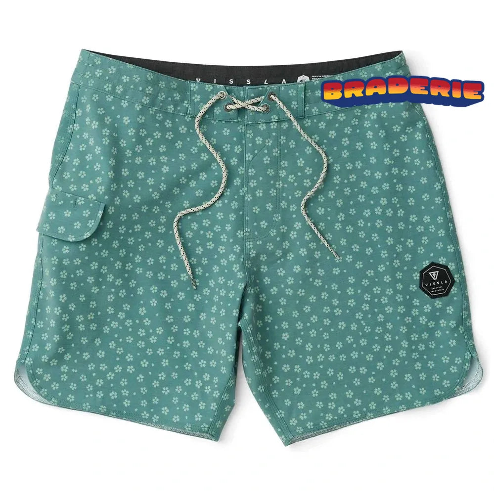 VISSLA MAILLOT DE SURF BONGOS 18,5“ Green